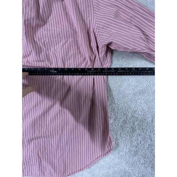 Ralph Lauren Men's Pink Striped Cotton‎ Dress Shirt 17 XL - Picture 5 of 7